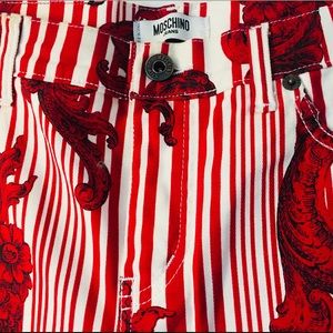 Mint condition Moschino candy striped denim 🍭
